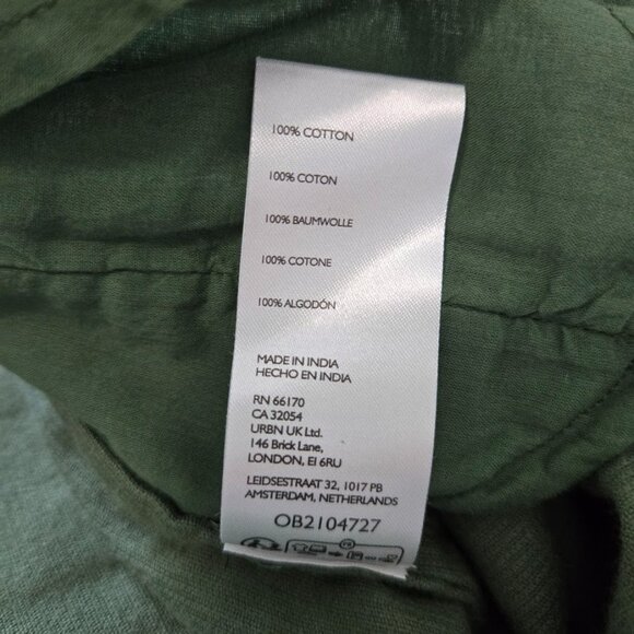 BDG URBAN OUTFITTER WOMEN'S Maya Corduroy Romper green Size Small NEW - Picture 8 of 8